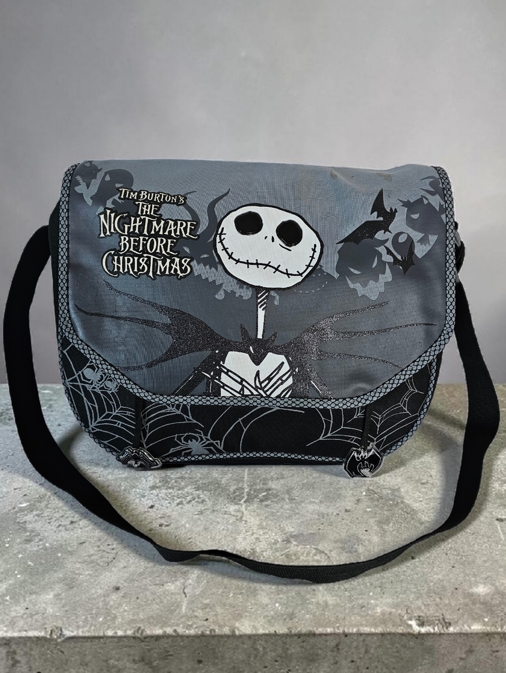 $4.99 S&H •• RARE VINTAGE Nightmare Before Christmas Insulated Messenger Bag
